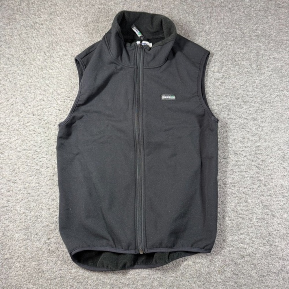 Vintage‎ Campmor Fleece Vest Womens Large L Black Full Zip